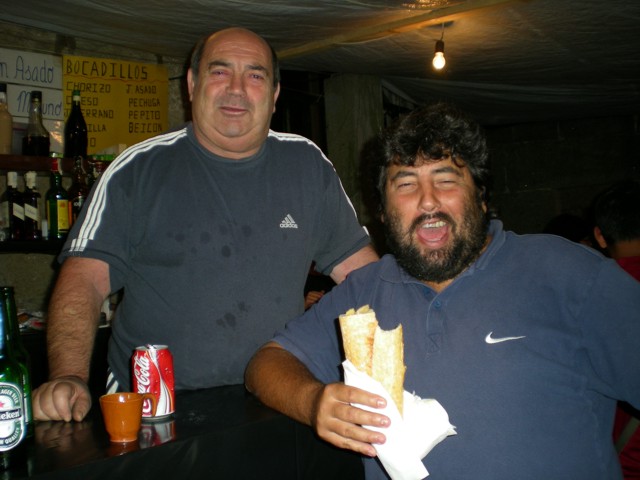Pepo Suevos e Anxo o "Ron"